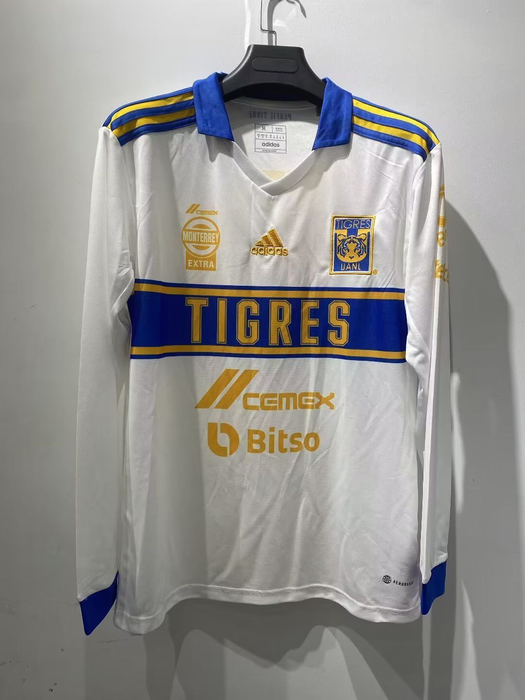 AAA Quality Tigres UANL 22/23 Third White Long Jersey
